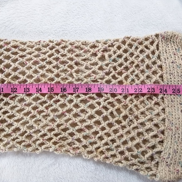 Boho, Gypsy, Handcrafted Beige Shoulder Purse - Picture 5 of 8